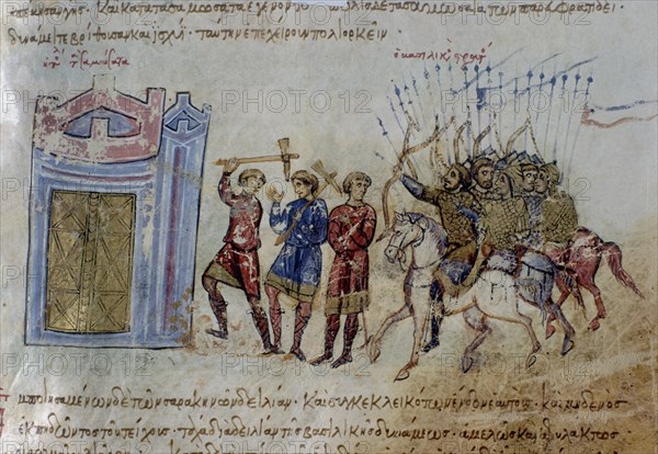 SKYLLITZES
HISTORIA MATRITENSIS-CRONICA BIZANTINA F 72
MADRID, BIBLIOTECA