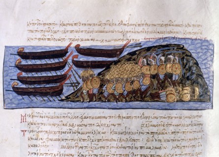 Skylitzès, Arabes combattant les Byzantins en Crète