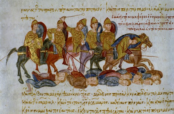 SKYLLITZES
HISTORIA MATRITENSIS-CRONICA BIZANTINA F185 A
MADRID, BIBLIOTECA