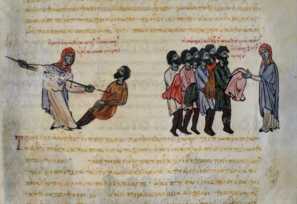 SKYLLITZES
HISTORIA MATRITENSIS-CRONICA BIZANTINA F 208
MADRID, BIBLIOTECA
