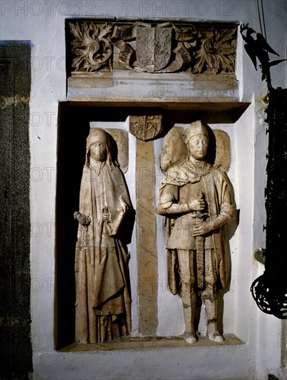 SEPULCRO DE LOS CONDES DE FERIA - 1461
ZAFRA, CONVENTO DE SANTA CLARA
BADAJOZ

This image is
