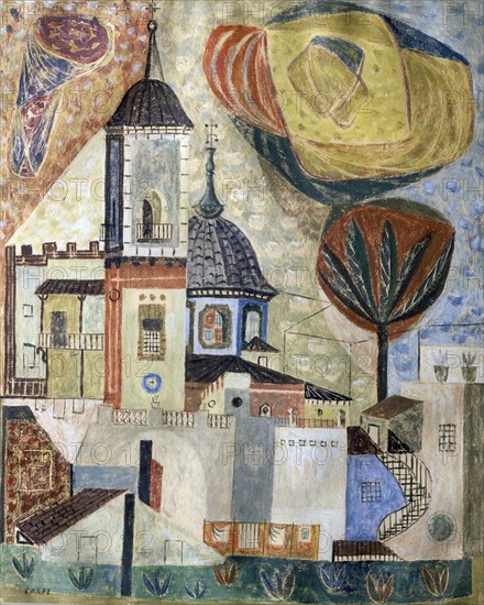 HERNANDEZ CARPE ANTONIO
IGLESIA DE S ESTEBAN DE MURICA-OLEO/PAPEL 83X70 CM
MURCIA, BANCO