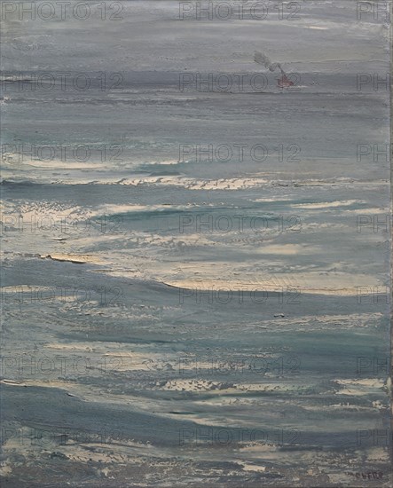 VAQUERO PALACIOS JOAQUIN  1900/1998
MAR CANTABRICO-OLEO/LIENZO 80X65 CM
BILBAO, BANCO