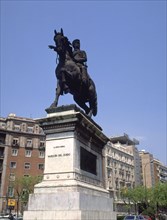 ALEU ANDRES 1835/1901
ESTATUA ECUESTRE DEL MARQUES DEL DUERO EN LA PLAZA DEL DOCTOR MARAÑON-