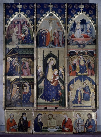SERRA PEDRO
RETABLO GOTICO 1375
SEO URGEL, MUSEO CATEDRAL
LERIDA
