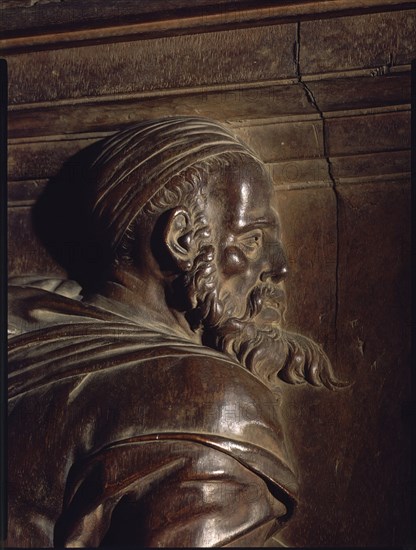 BERRUGUETE ALONSO 1488/1561
CORO-DET CABEZA DE ABRAHAM
TOLEDO, CATEDRAL CORO
TOLEDO

This
