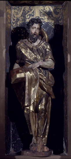 BERRUGUETE ALONSO 1488/1561
DET-APOSTOL- PERTENECIENTE AL RETABLO DE SAN BENITO-1526-MANIERISMO