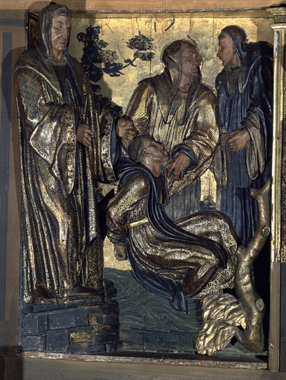 BERRUGUETE ALONSO 1488/1561
MILAGRO DE SAN MAURO- RELIEVE DEL RETABLO DE SAN BENITO-1526-