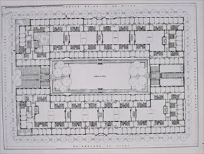 PLANTA DE LA CASA DE LAS FLORES
MADRID, COLEGIO ARQUITECTOS
MADRID