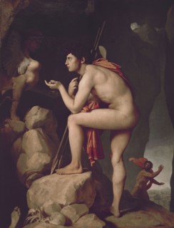 Ingres, Oedipe explique l'énigme du Sphinx