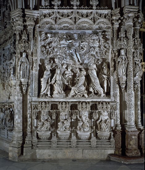 ALONSO DE LOS RIOS PEDRO 1641/1702
TRASALTAR - DETALLE DE LA ASCENSION - 1681/1683
BURGOS,