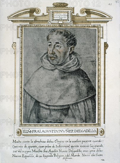 PACHECO FRANCISCO 1564/1644
FRAY AGUSTIN NUÑEZ DELGADILLO - LIBRO DE RETRATOS DE ILUSTRES Y