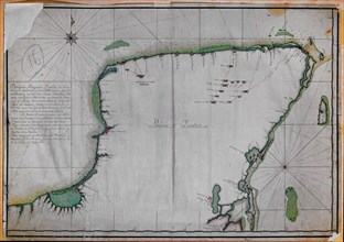 GONZALEZ RUIZ J
PLANO HIDROGRAFICO DE LA COSTA ORIENT,OCCID Y NORTE DE LA PROVINCIA DE