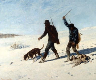 Courbet, Poachers in the Snow