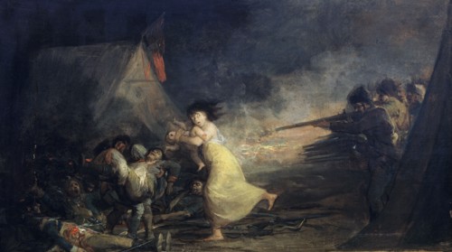 Goya, Fusillade dans un camp militaire