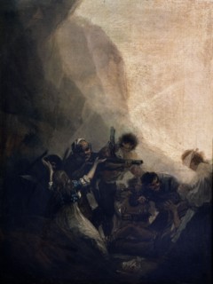Goya, Brigands fusillant ses prisonniers ou L'Assaut des Brigands I