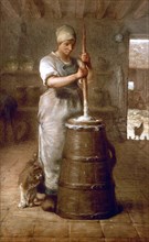 MILLET JEAN FRANCOIS 1814/75
LA MANTEQUERA
PARIS, MUSEO LOUVRE-INTERIOR
FRANCIA
