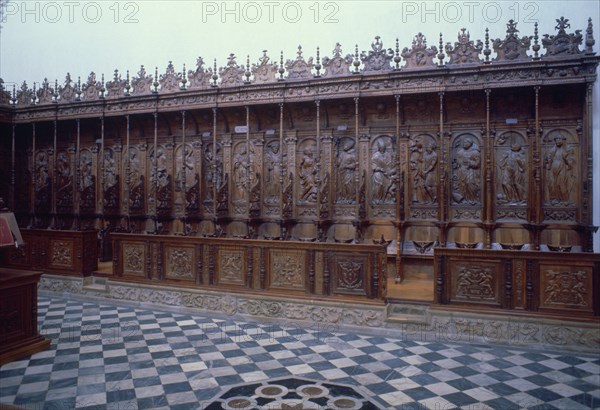 SILLERIA DEL CORO
JEREZ DE LA FRONTERA, CARTUJA
CADIZ