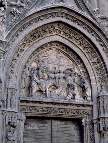 PORTADA CAMPANILLAS-ENTRADA EN JERUSALEM-DETALLE
SEVILLA, CATEDRAL
SEVILLA