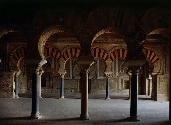 CASA REAL-SALON RICO-ARQUERIAS-S X- ARQUITECTURA HISPANOMUSULMANA-EPOCA CALIFAL
PROVINCIA, MEDINA