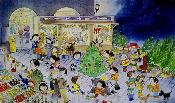 TORCIDA M
(NAVIDAD)PINTURA 1990
MADRID, COLECCION SRA TERESA NOVOA
MADRID

This image is not