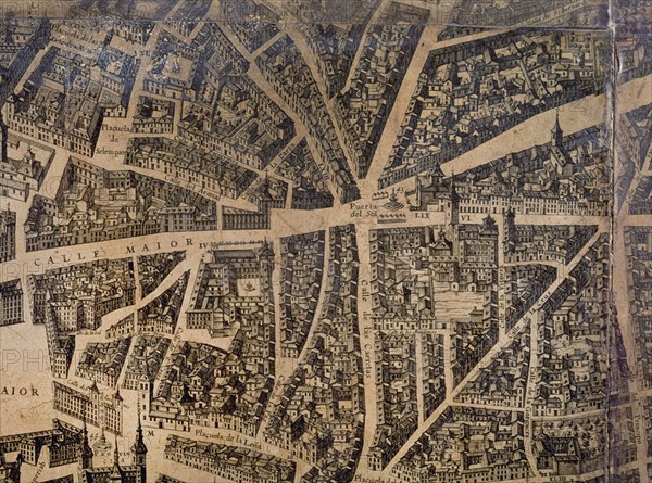 TEXEIRA PEDRO
PLANO-DET PUERTA DEL SOL - S XVII
Madrid, public museum