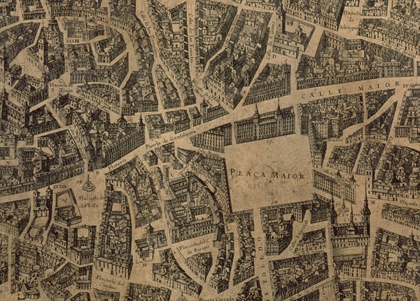 TEXEIRA PEDRO
PLANO 1656- DET PLAZA MAYOR-
Madrid, musée municipal