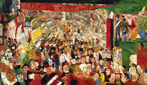 Ensor, Le Christ entrant dans Bruxelles