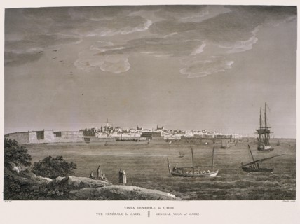 Laborde, General view over Cadiz