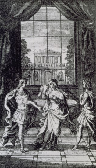 RACINE JUAN BAUTISTA 1639/1699
ESCENA DE BERENICE
MADRID, BIBLIOTECA NACIONAL
MADRID