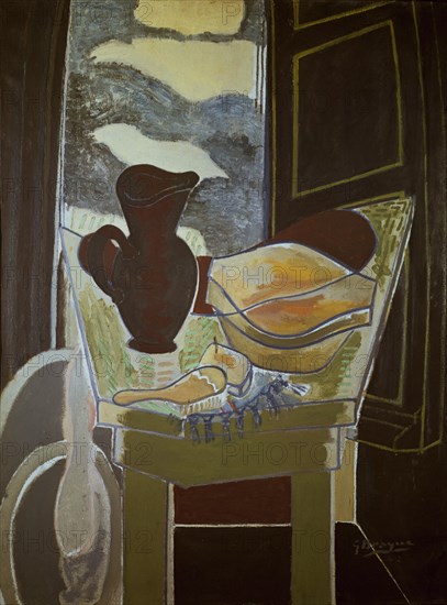 BRAQUE GEORGES 1882/1963
TOILETTE DELANTE DE LA VENTANA
PARIS, MUSEO DE ARTE