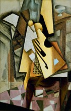 GRIS JUAN 1887/1927
GUITARRA SOBRE UNA SILLA
NACION, COLECCION COOPER
EEUU