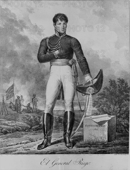 LECOMTE M
EL GENERAL RIEGO (1785-1823) - 1820
Madrid, public museum