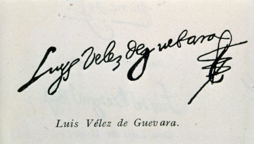 VELEZ GUEVARA LUIS
FIRMA DE LUIS VELEZ DE GUEVARA
