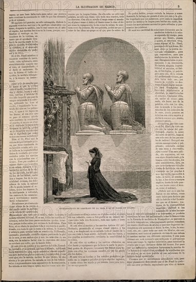 BECQUER GUSTAVO ADOLFO 1836/1870
PERIODICO LA ILUSTRACION DE MADRID-ENTERRAMIENTO DE GARCILASO