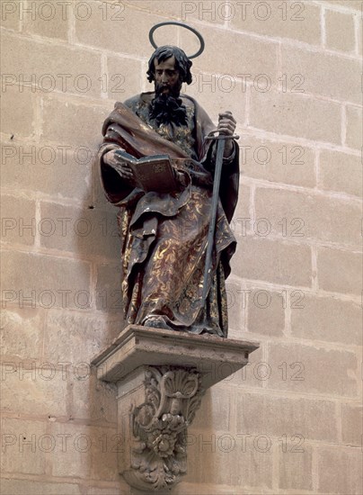 ARCE JOSE DE1600?/1666
S PABLO APOSTOL-ESCULTURA BARROCA-ESCUELA SEVILLANA
JEREZ DE LA FRONTERA,