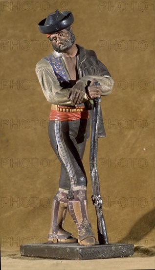 CUBERO JOSE
BANDOLERO EN BARRO POPULAR DE MALAGA-S XIX
MADRID, MUSEO ROMANTICO
MADRID