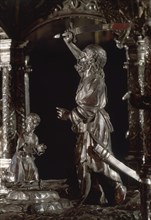ARFE JUAN DE 1535/1603
CUSTODIA PLATA S XVI DET SACRIFICIO ISAAC
AVILA, CATEDRAL
