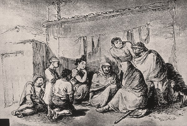 ALENZA LEONARDO 1807/45
ESCENAS DE LA CALLE
Madrid, musée municipal