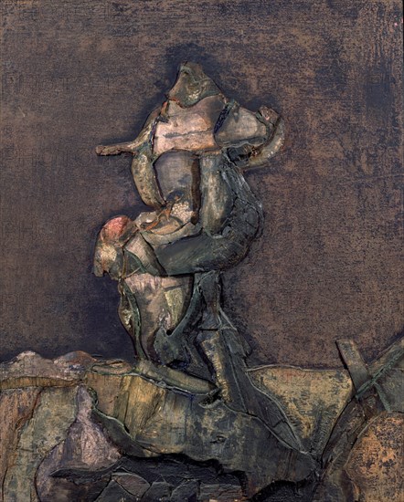 MUÑOZ LUCIO 1929/98
METIS ARCE 1975-TECNICA MIXTA/TABLA 100X81 CM
MADRID, BANCO