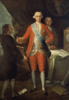 Goya, Portrait de José Moñino y Redondo, comte de Floridablanca (détail)