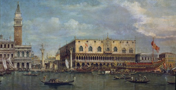 ANONIMO ITALIANO
BUCINTORO EN EL MUELLE EN DIA DE ASCENSION-LIENZO 52X89 CM
MADRID, BANCO