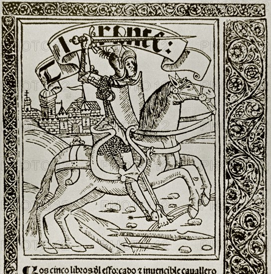 MARTORELL JUAN 1415/68
EL CABALLERO TIRANT LO BLANCH (EL BLANCO) PORTADA EDICION 1511
MADRID,