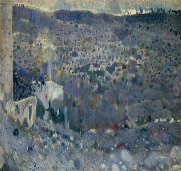MIR JOAQUIN 1873-1940
PRIMAVERA (C.1910) OLEO/ARPILLERA 138,5X144 CM
BARCELONA, BANCO