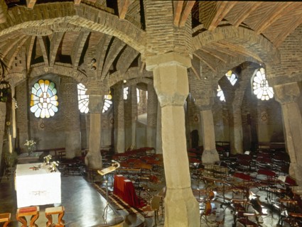 Gaudi, the Colonia Güell church in Santa Coloma de Cervelló