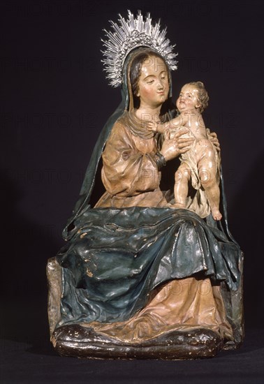ROLDAN LUISA(ROLDANA) 1654-1704
VIRGEN CON NINO S XVII
SEVILLA, CONVENTO DE