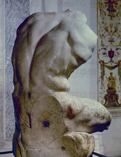 TORSO DE BELVEDERE (SIGLO I AC) ARTE ROMANO
VATICANO, MUSEO PIO CLEMENTINO
VATICANO

This image