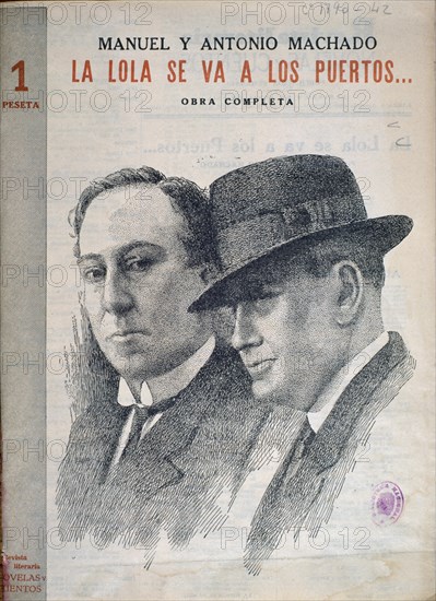 MACHADO MANUEL
LOLA SE VA A PUERTOS GRABADO HERMANOS MACHADO
MADRID, BIBLIOTECA