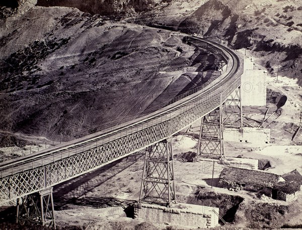 SPREAFICO JOSE
VIADUCTO DEL CHORRO DE 302 METROS DE LONGITUD Y 18 METROS DE ALTURA - 1867 - (PARTE