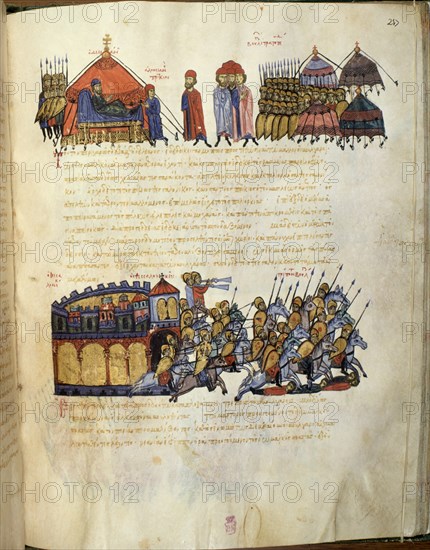 SKYLLITZES
CRONICA BIZANTINA FOL 217-CAIDA DE TESALONICA A LOS SARRACENOS-S X
MADRID, BIBLIOTECA